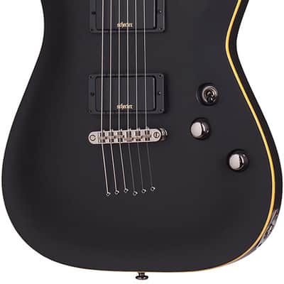 Schecter Demon-6 - Aged Black Satin (3660) image 3