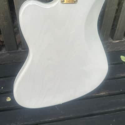 Fender JM-66 Jazzmaster Reissue MIJ blonde and gold image 3