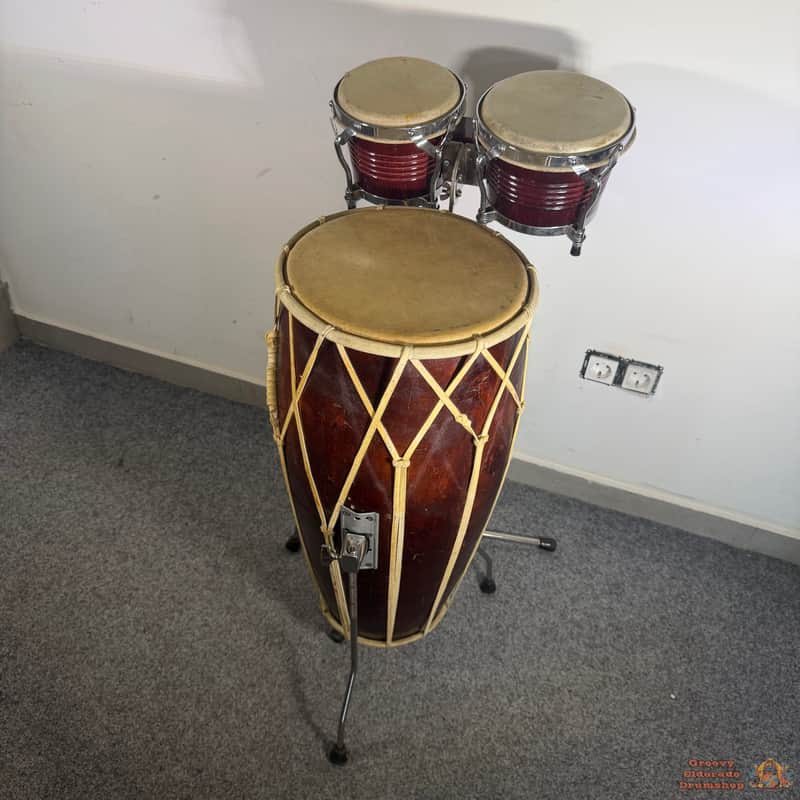 Percussion Bundle (African Drum, Stagg Bongo) image 1