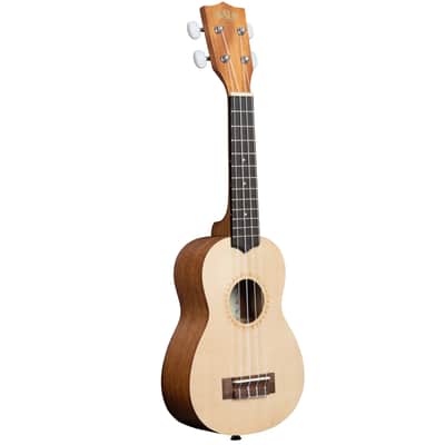 Kala Brand Satin Spruce Top Mahogany Soprano Ukulele KA-15S-S image 2
