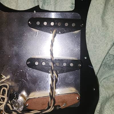11-Hole Tortoiseshell Strat Pickguard Loaded with Seymour Duncan Custom Shop Staggered Pole Pickups + Backplate - SSS image 4