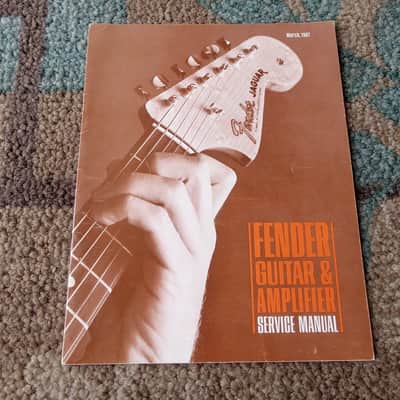 Vintage March 1967 Fender Service Manual for Guitars and Amplifiers! Rare, Original Case Candy! image 1