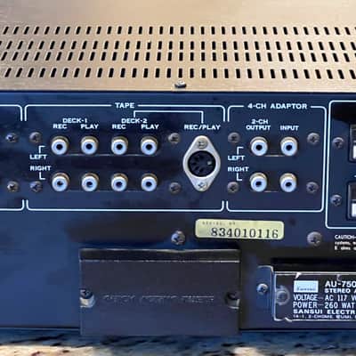 SANSUI AU-7500 Integrated Amplifier - Cleaned/Tested/Nice image 12