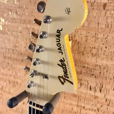 Fender Jaguar 1963 - Olympic White with Matching Headstock image 17
