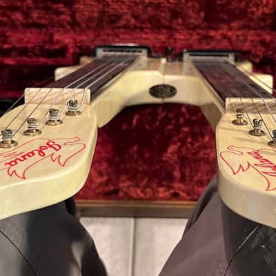 1950 Oahu Iolana Double Neck Lap Steel Guitar image 8