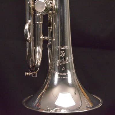 Vintage 1971 Besson New Standard Class A Soprano Cornet in Eb, Silver-Plated with Original 'S' Mouthpiece image 9