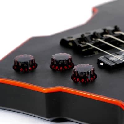 1985 Takamine GB400 Electric Bass - MIJ - Black & Red - RARE image 6
