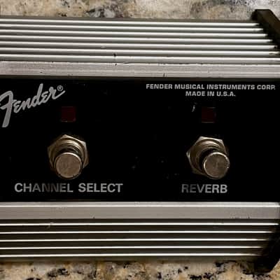 Fender 2 Button Foot Switch 90's Black /Silver image 1
