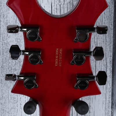 BC Rich NJ Series Beast Electric Guitar Flame Maple Trans Red w Hardshell Case image 12