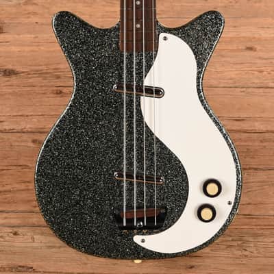 Danelectro '59 DC Bass Silver Sparkle