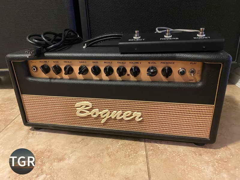Bogner Shiva EL-34 Head w/ Reverb, Early Silver Panel! image 1