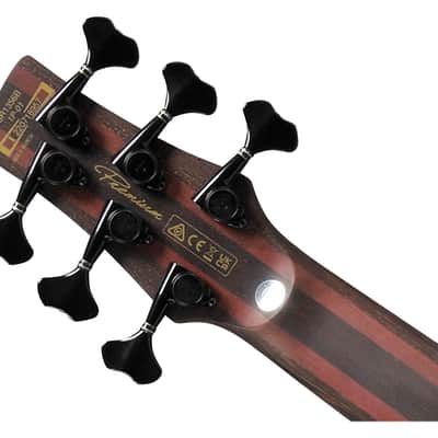 Used Ibanez SR1356BDUF SR Premium 6-String Bass - Dual Mocha Burst Flat image 5