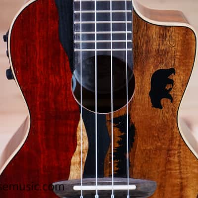Luna Vista Bear Concert Acoustic-Electric Ukulele image 4