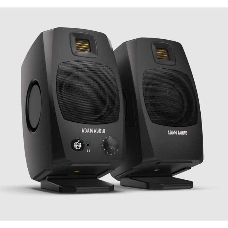 ADAM Adam D3V Black (Pair) (Official Japanese Product) (Desktop Monitor Speakers) (Recording & DTM) image 1