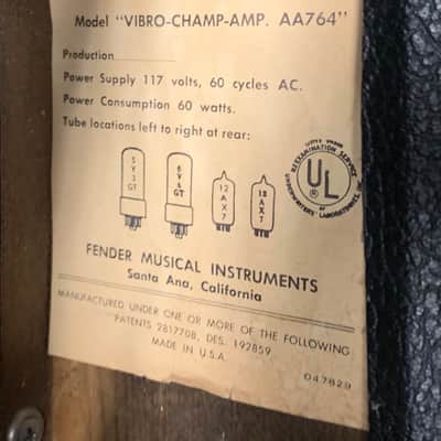 Fender Vibro Champ 1968 - Modded, Drip Edge image 3