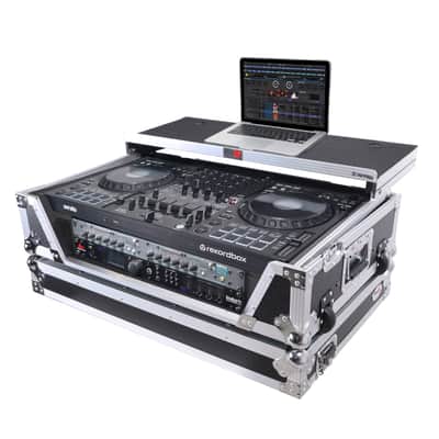ProX XS-FLX102UWLT Flight Case For Pioneer DDJFLX10 w/Shelf+2U Rack Space+Wheels image 1
