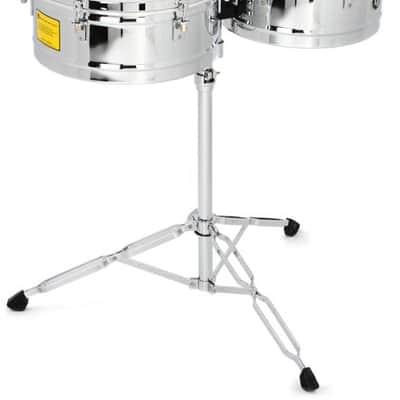 Latin Percussion Matador 14/15-inch Timbales - Chrome image 2