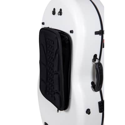 Crossrock 4/4 Cello Case, Carbon Fiber Composite with Wheels , Lightweight Flight Case image 3