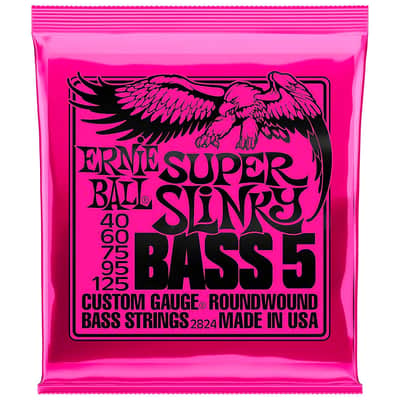 Ernie Ball Super Slinky 5-String Bass Strings (40-125) image 3