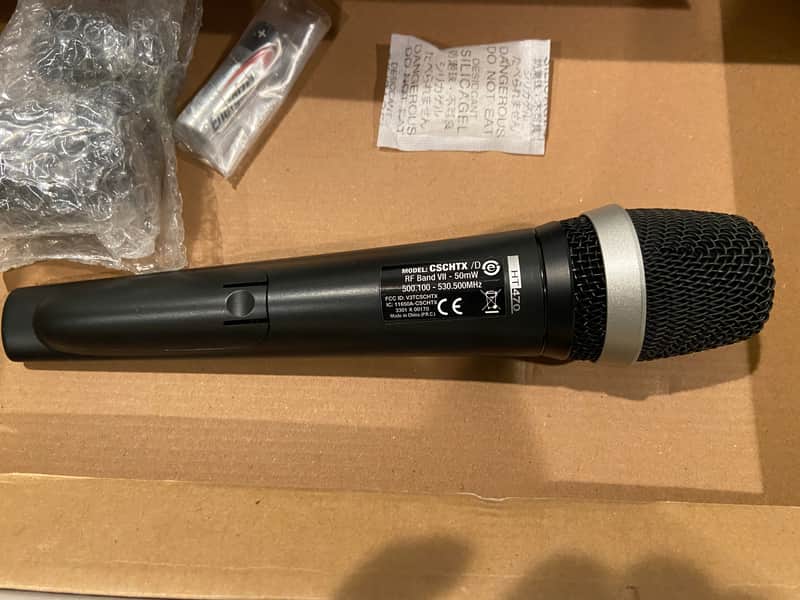 AKG HT470 CSCHTX/D Wireless Handheld Microphone - Freq: 500.100 - 530.500 MHz HT470 - Black image 1