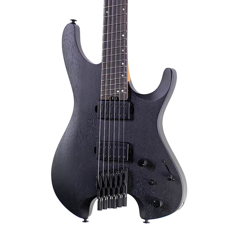 2026 Ibanez Quest QX52B WK Headless Multi-Scale Weathered Black image 1