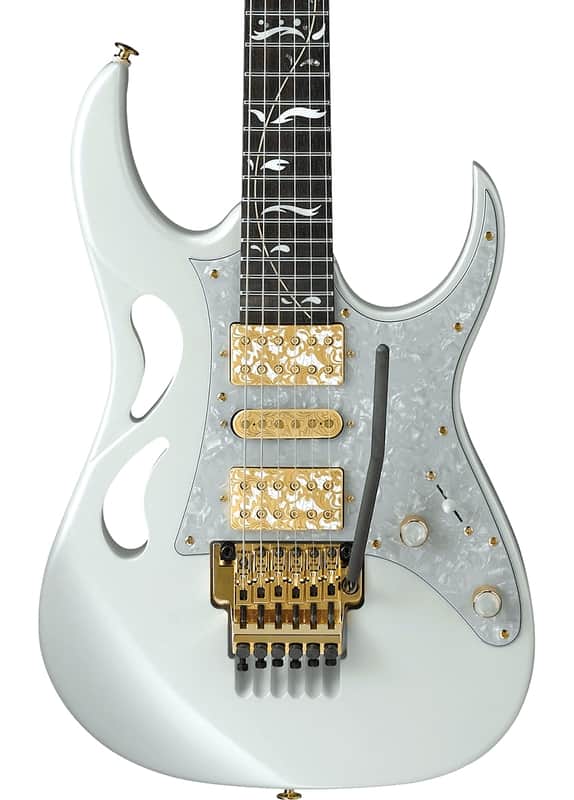 Mint Ibanez PIA3761 Steve Vai Signature Stallion White w/case image 1