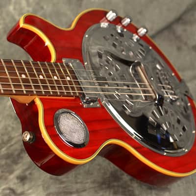 Jay Turser Resonator Electric JT-Res Cherry Lacquer image 5