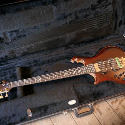 Alembic Omega Cut 5 String Bass 1990's Natural image 12