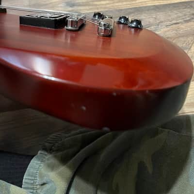 Squier Master M-80 2005 - 2006 - Crimson Red Transparent image 12