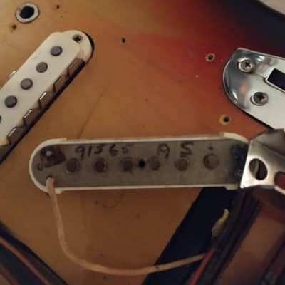 1965 Fender Jaguar L Series Sunburst All Original with Case image 17