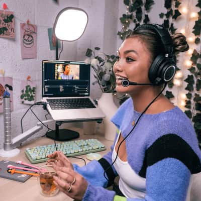 Audio Technica ATH-M50XSTS-USB StreamSet USB Headset+Mic 4 Gaming/Streaming+Bag image 16