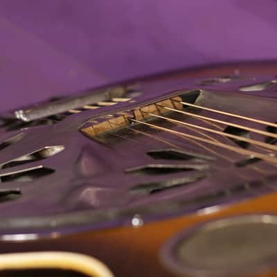 1930s Regal Dobro-Cone Spider-Bridge Resonator Guitar (Vintage, Old, Antique) image 14