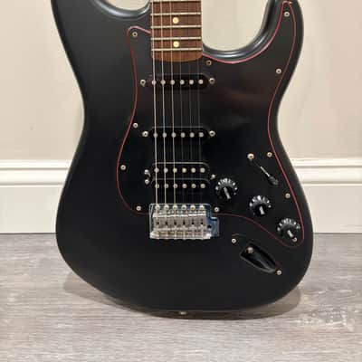 2017 Fender Special Edition Noir Stratocaster HSS - Satin Black image 2