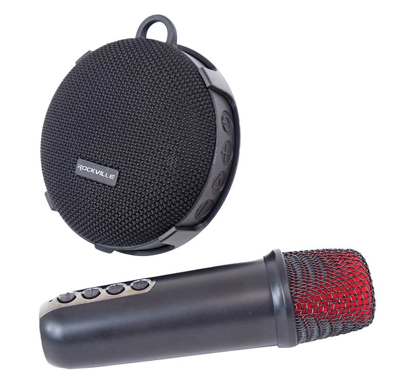 Rockville K-GO Karaoke Waterproof Portable Bluetooth Speaker+Mic+Voice Changer image 1