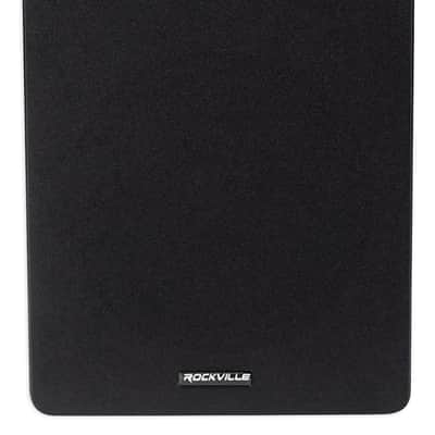 2) Rockville RockShelf 64B 400w Black 6.5" Home Theater Bookshelf Speakers/4 Ohm image 5