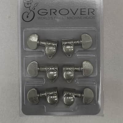 Aged Relic Nickel Grover Rotomatic 18:1 Tuners Tuning Machines image 4