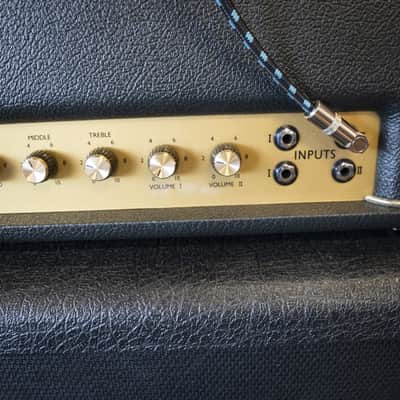 (USED-C) Marshall JMP Superlead 100 + 1960BV 4x12 Cab + Rivera Rock Crusher R980 HALF STACK image 4