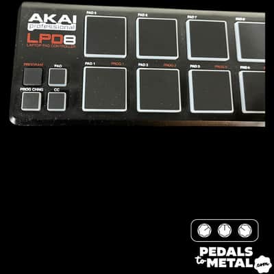 Akai LPD8 MKII MIDI Pad Controller 2022 - Present - Black X13300 image 3