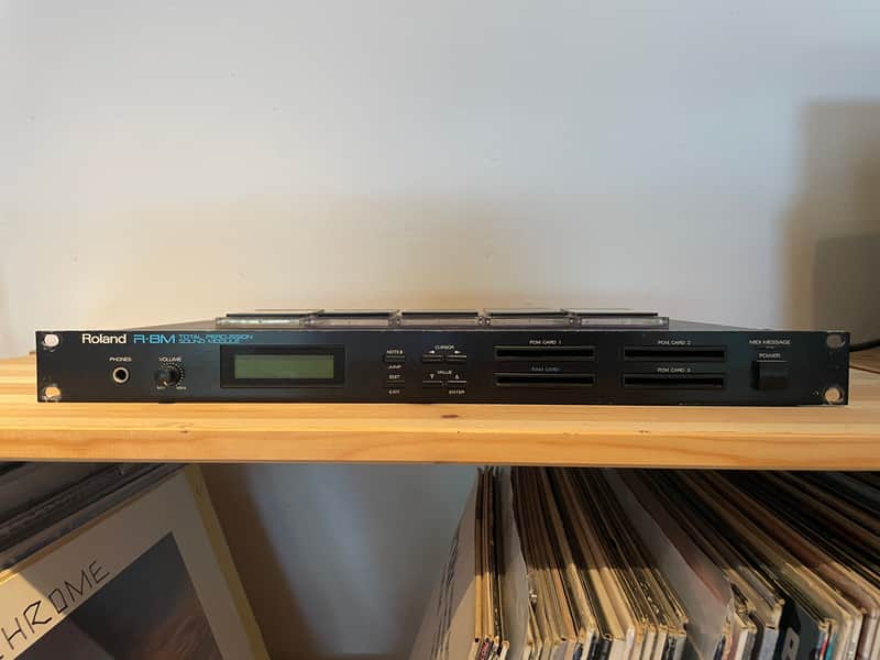 Roland R-8M Total Percussion Sound Module 1980s - Black image 1