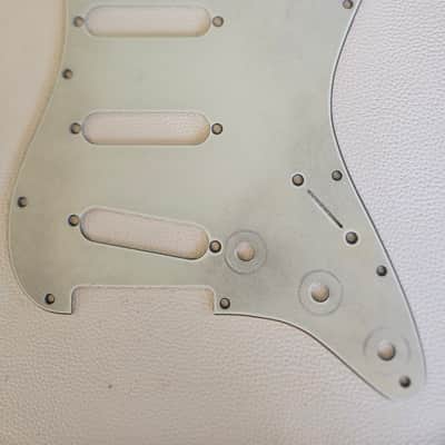 Fender Stratocaster Aged Relic 3 ply Pickguard Mint Green, 62 59-62 image 6
