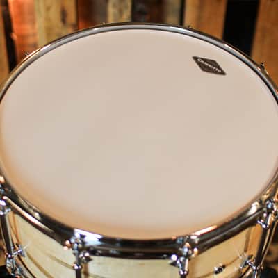 Craviotto 7x14 Private Reserve 10-Lug Wormy Ambrosia Satin Oil Snare Drum image 4