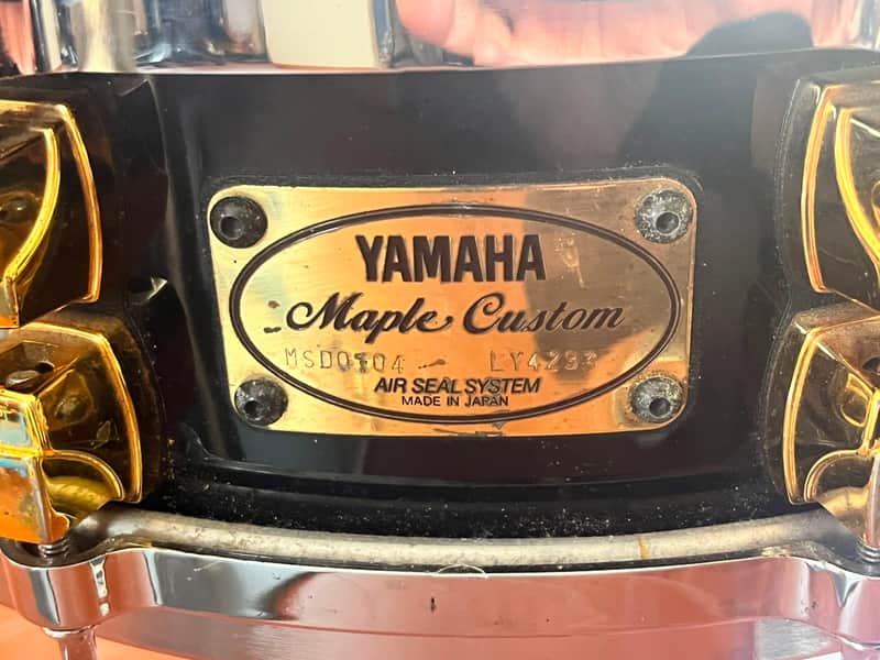Yamaha Maple Custom 4x14" Snare Drum image 1
