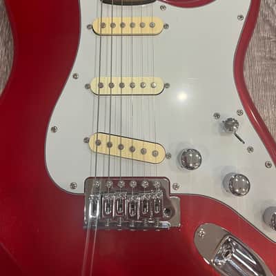 Buzz Feiten Supernova Electric Guitar - Red Excellent Condition image 3