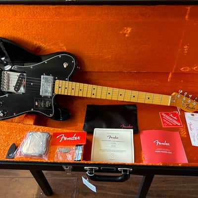 Fender American Vintage II '77 Telecaster Custom Maple Black #VS220382 8lbs 0.9 oz image 2