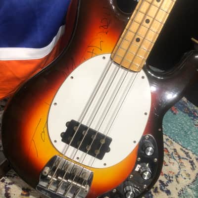 Tom Hamilton's Aerosmith, 1977 Music Man Stingray Bass, SIGNED! PLUS "Hamilton" NY Islanders NHL Jersey! AUTHENTICATED!  (TH2 #8) image 3