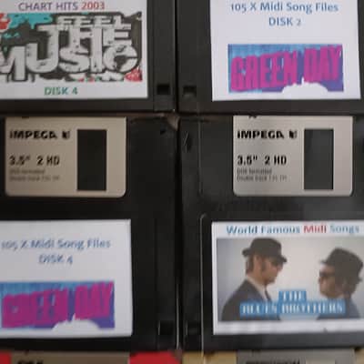 Midi Song Files - Retro Midi Songs Files Floppy Disk Collection image 6