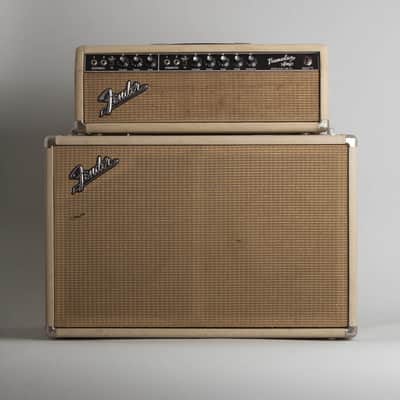 Fender Tremolux AA763 w/Larry Rodgers Reproduction 2x10 Cabinet Piggyback Tube Amplifier (1964), ser. #A01599. image 1