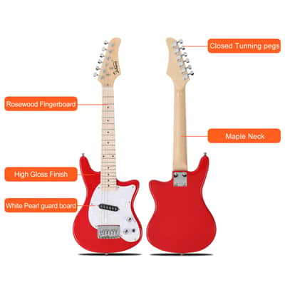 🎸+Amp! 30 Inch Junior Electric Guitar +Case/Bag +Strap!🎸 image 14