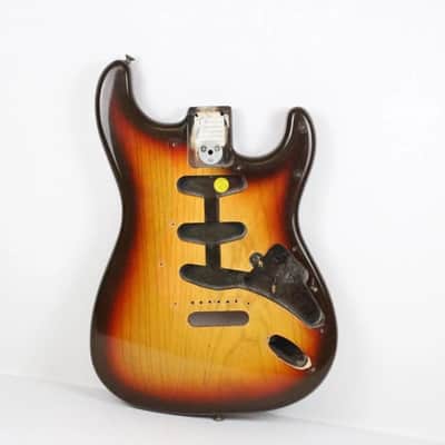 1979 Vintage Fender Stratocaster Sunburst 3-Bolt BODY 4.2 lbs Super CLEAN 1970s USA Strat image 1