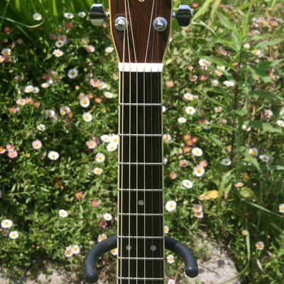 Morris F30 OOO size Guitar MIJ Circa 1980 Natural+ Hard Case image 5